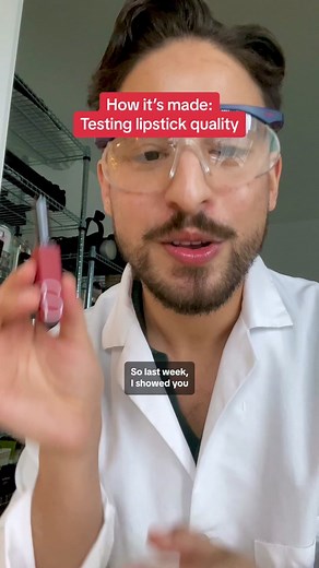 Part 2 on how lipsticks are made, testing quality and stability #cosmeticchemistry #cosmeticscience #cosmeticchemist #cosmeticformulator #cosmeticformulation #makeupformulation #STEM