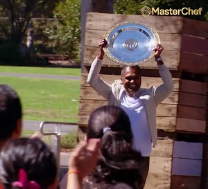 Welcome back to our reigning champion, Sashi Cheliah 🏆 | MasterChef Australia