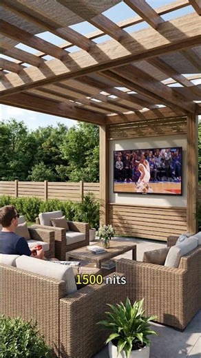 1500 Nits. IP55. Aluminum Unibody. This Is Outdoor TV.