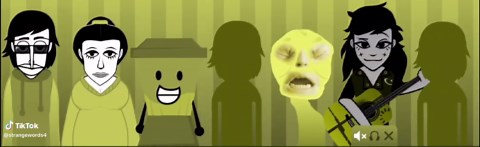 proof of concept hi-hi and yelling creature thing #colorboxmustard #incrediboxmustard #incredibox