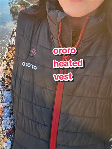 Ororo Heated Vest keeps you warm without the bulky winter layers. Lightweight, rechargeable heat and perfect for outdoor adventures or everyday errands. @ororo Heated Apparel #SpringStyle #OOTD #heatedvest #tiktokshopcreatorpicks