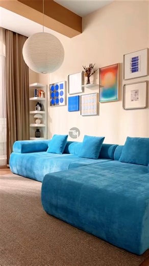 Temu 119" Curved L-Shaped Sofa | Memory Foam Modular Sectional