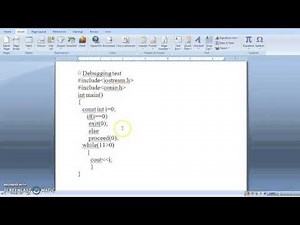 simple tips to debug the program