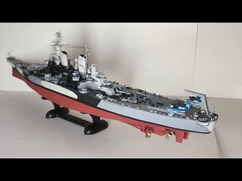 Building the Academy 1/400 USS Missouri
