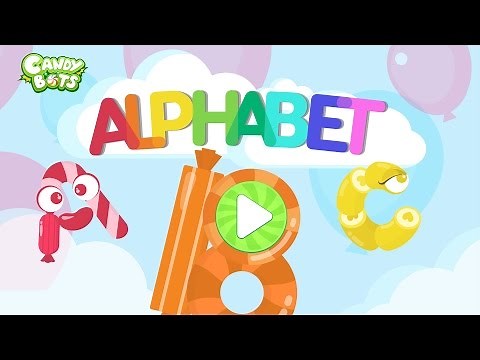 Candy ABC Alphabet Trailer (Candybots) - Endless Learning A to Z English - Kids education apps