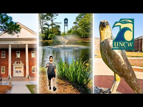 UNCW TOUR! Walking Around The BEAUTIFUL Campus!