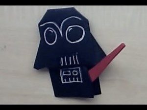 How to fold Darth Paper
