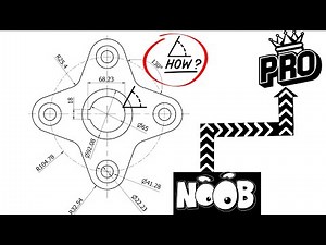 AutoCAD 2D Exercises with Solutions 🎯 [ NOOB to PRO ]