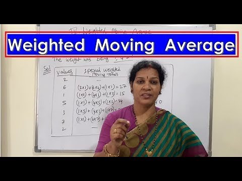 23. "Weighted Moving Averages" in Time Series from Statistics