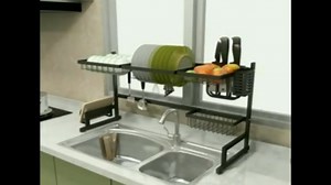 🔥🆕🔥 Dish Drying Rack Over Sink Drainer Shelf for Kitchen ✅ Stock Clearance Sale 🛒To Order: https://bit.ly/3uxiURc Or Inbox us or Call/Whatsapp on 0313-3636336 | markyt.pk