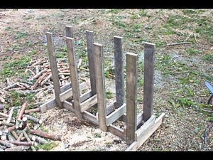 Fast and Sturdy Chainsaw Cutting Racks