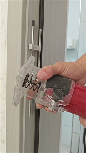 Immersive guide to locating and drilling lock bolt holes #WoodenDoorInstallation #LockBoltHoles