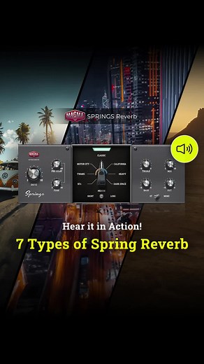 7 Types of Spring Reverb: Listen to Magma Springs in Action 🔊 🔥 LEARN MORE: waves.com/springs #springreverb #reverbplugin #magmaseries #wavesmagma #musicproducer #mixengineer #newplugin #fyp