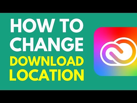 How To Change Download Location in Adobe Creative Cloud | Adobe Creative Cloud Tutorial