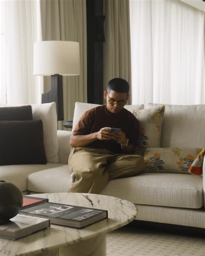 Loom&Stone Indonesia on Instagram: "For Brian from @ros.tudio, home is a sanctuary, a place that reflects comfort and character. Each project he creates tells a story, and to complete it, he looks for "Art on the floor". Together, @ros.tudio and Loom & Stone brought that vision to life. When passion meets craftsmanship, a rug becomes the soul of a room. 🤍 Project: Tha Pakubuwono Spring Architect: @aa_architectureinterior Styled by: @ros.tudio"