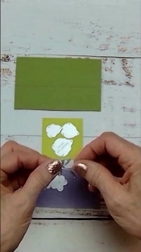 Gorgeous Fun Fold | Phrases & Frames + Framed Violets #juliasuesstamping #cardmaking