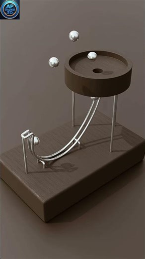 Perpetual Motion Mechine #shorts#3danimation#blender3d#destruction#gaming