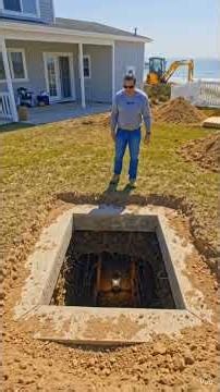 Underground Bunker Build in Market Backyard | Full Timelapse Construction#viral#shorts#ai #aishorts