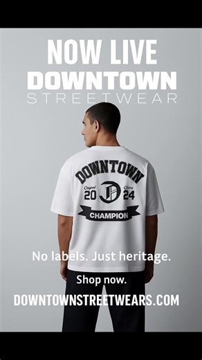 The wait is over. Downtown Streetwear is officially live. From the streets of Colombo to the heart of Melbourne — oversized, 100% cotton, heritage-inspired tees. No labels. Just heritage. Tap the link. Shop now. downtownstreetwears.com #DowntownStreetwear #MelbourneStreetwear #SriLankanPride #ComproDoPequeno #melbourne #sydney