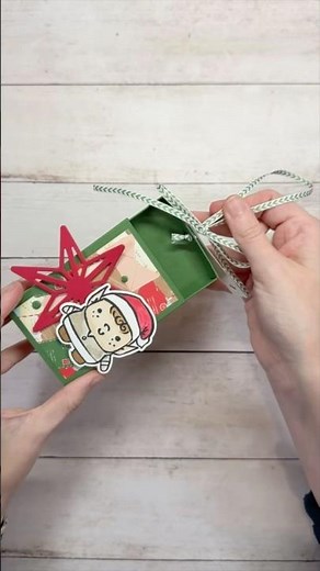 Stampin’ Up! Festive Friends Ornament Gift Card Holder