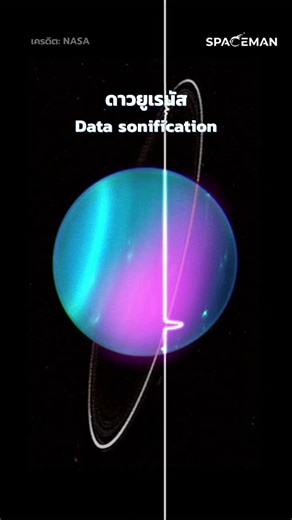 นาซาเปลี่ยนภาพ "ดาวยูเรนัส" ให้กลายเป็นเสียง