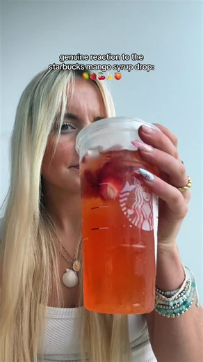 new energy refreshers are so buss omg #starbucksmango #starbucks #refresher #mango #relatable