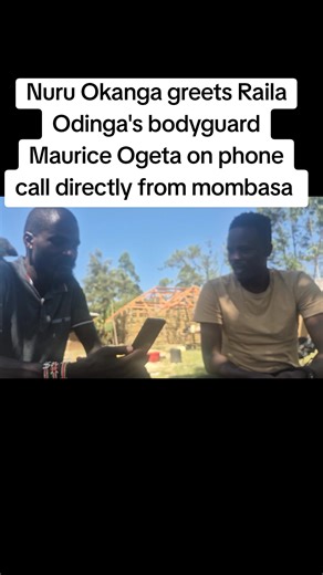 Nuru Okanga Interviews Raila Odinga's Bodyguard