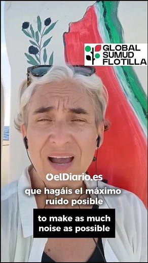 Ada Colau desde la flotilla: “Si estás viendo esto es porque Israel nos ha detenido ilegalmente”