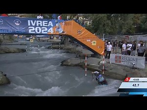 Kurts Rozentals, GB - Men's Canoe Semi-Final / 2024 ICF Canoe Slalom World Cup Ivrea Italy