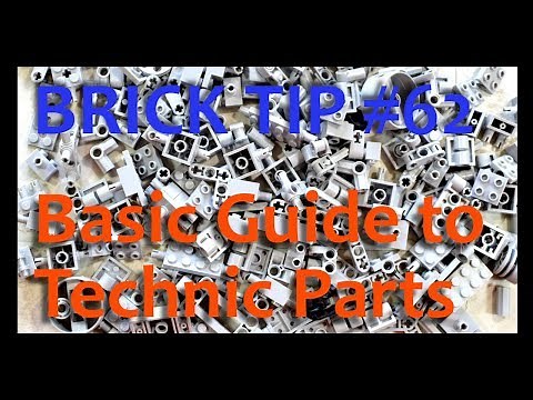 LEGO Brick Tip #62 - Basic Guide to Technic Parts - Basic