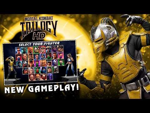 Mortal Kombat Trilogy HD Remake – NEW Cyrax Gameplay REACTION! (First Look Showcase)