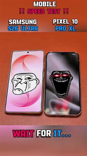 🤯 SAMSUNG S26 ULTRA VS PIXEL 10 PRO XL SPEED TEST