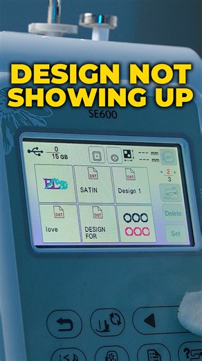 2.6K views · 15 reactions | Two reasons your embroidery designs might not show on your embroidery machine ✅ #machineembroidery #embroidered #embroiderydesign #embroiderylegacy | Embroidery Legacy | Facebook