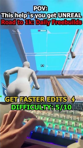 NEW FORTNITE FREEBUILD TUTORIAL #fortnite