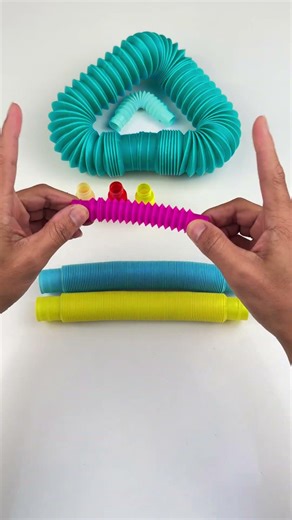 Creating ASMR Style Satisfying POP TUBE Sound #diy #satisfyingvideos #relaxing #creative #oddasmr