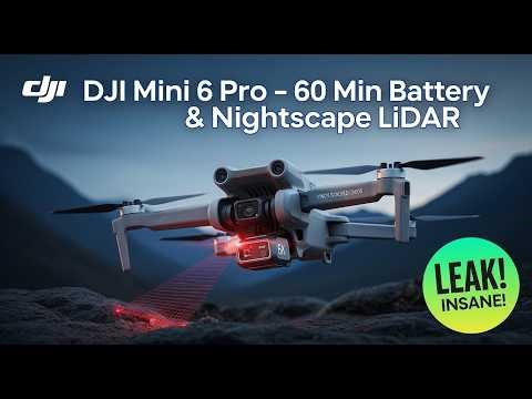 DJI Mini 6 Pro LEAK: 60-Min Battery & Nightscape LiDAR is INSANE!