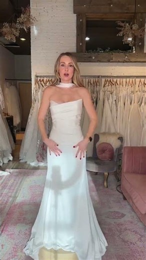 Literally the most comparable dress I’ve ever put on #weddingdresses #weddingdressshopping