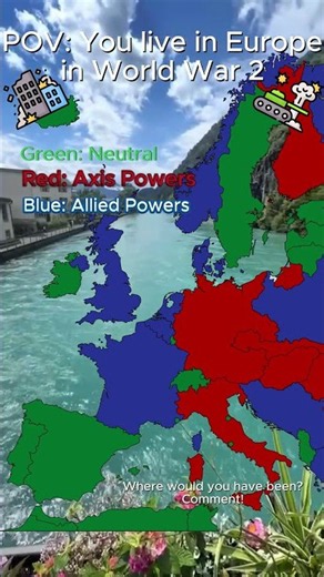 POV: you live in Europe in WWII #map #mapping #maps #europemap #mappingvideo #mapper #mappingvideos