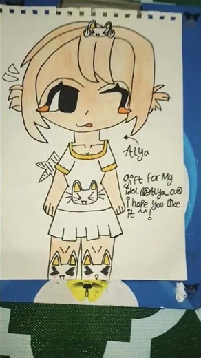 Gift for ‪@Alya_cu8‬ #drawing #art #fyp #viral #Draw #gift #tradi #rameinn #rameyaa #bismillahh