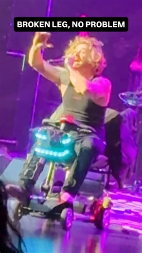 Abe Kanan | Broken leg, no problem. | Instagram