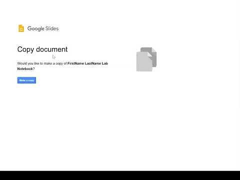 How to Copy a Template in Google Slides