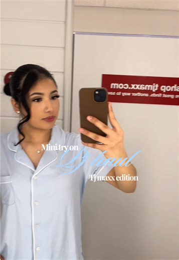 Sets like this just give put together vibes #pjsets #tjmaxx #haul #tryon #fyp