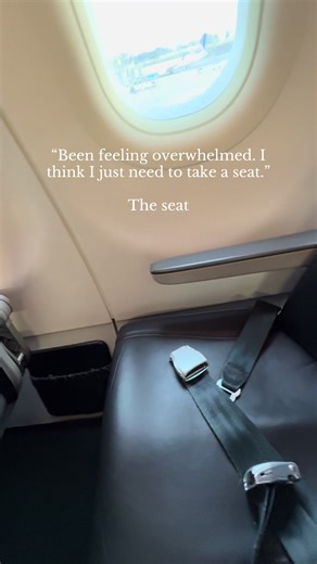 It’s honestly better than a massage chair. #takeoff #plane #humor #travelinspiration #windowseat
