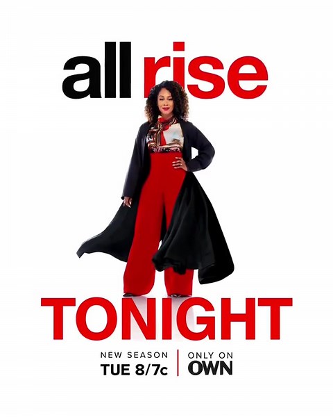 4.9K views · 750 reactions | ・・・ All Rise! Court is now in session. Season 3 premieres TONIGHT at 8|7c, only on @owntv! #AllRise @allriseown | Christian Keyes | Facebook
