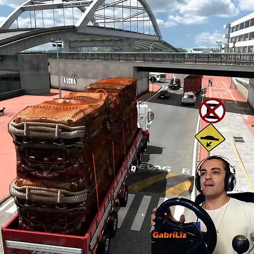 83K views · 980 reactions | O viaduto era BAIXO demais para a carga! Jogo simulador de caminhão: Euro Truck Simulator 2 #jogo #game #truck #caminhao #EuroTruckSimulator2 | GabríLiz TV | Facebook