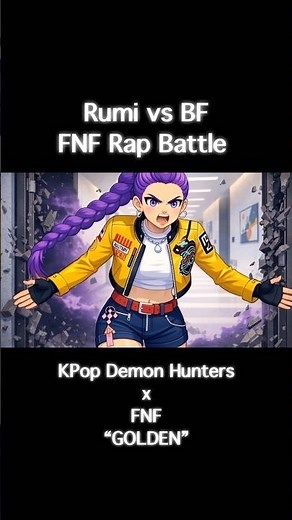 FNF x Kpop Demon Hunters “GOLDEN” - Rumi vs BF & GF | Friday Night Funkin FNF Animation
