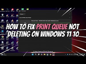 How to Fix Print Queue Not Deleting on Windows 11 / 10