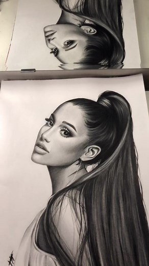5K! Thanks🥰 Second part of drawing Ariana! #arianagrande #drawing #foryou #4u #fyp #fördig #foru #