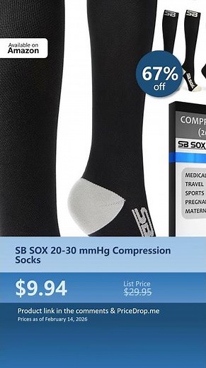 SB SOX 20-30 mmHg Compression Socks