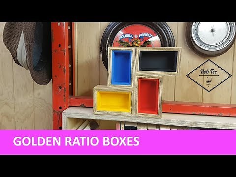 Golden ratio boxes